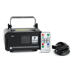 Firefog RGB laser disco 400 mW con DMX e telecomando