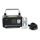 Firefog RGB laser disco 400 mW con DMX e telecomando