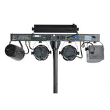LIGHT4ME T-BAR LASER STROBE LED PAR DERBY UV IR multieffetto