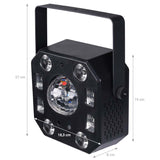 LIGHT4ME TURBO FLOWER diskoeffekt LED PAR UV-kugle laserstrobe