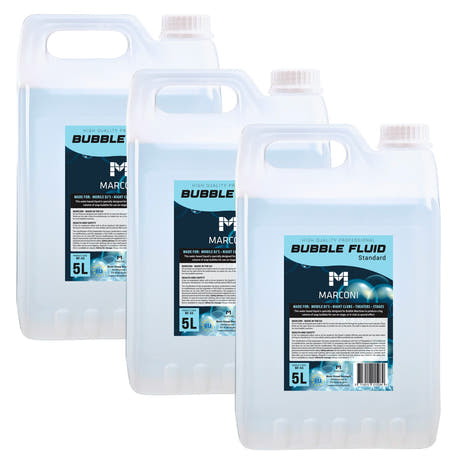 3 x 5L Liquido per Bolle