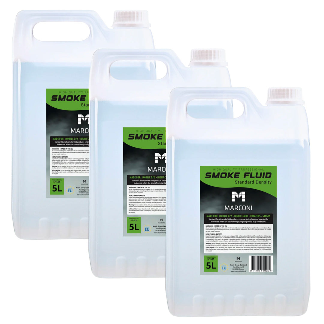 3 x 5L Liquido per Fumo (Standard Density)