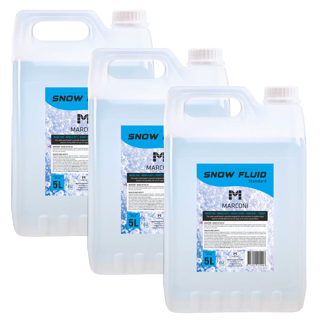3 x 5L Liquido Neve