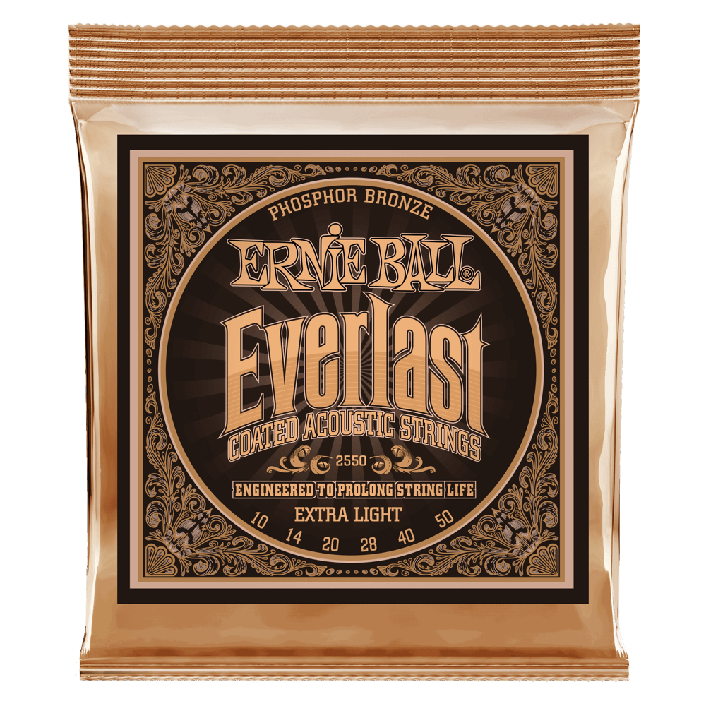 Ernie Ball Everlast Coated Phosphor Bronze Corde per Chitarra (Akustisk)