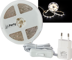 Party LED Strip (Bianco, 3m)