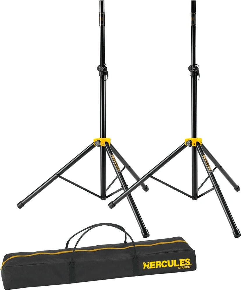 Hercules - Supporti per altoparlanti con borsa Bundle (45kg, 2,24m)
