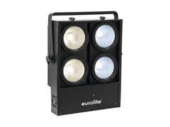 EUROLITE Set 2x Audience Blinder 4x100W LED COB CW/WW + Custodia