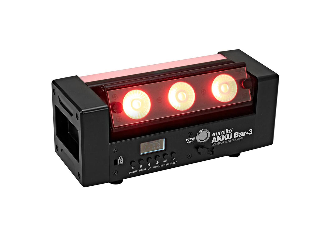 EUROLITE AKKU Barra-3 Glow QCL Flex QuickDMX