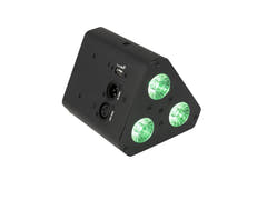 Faro da traliccio EUROLITE AKKU TL-3 QCL RGB+UV