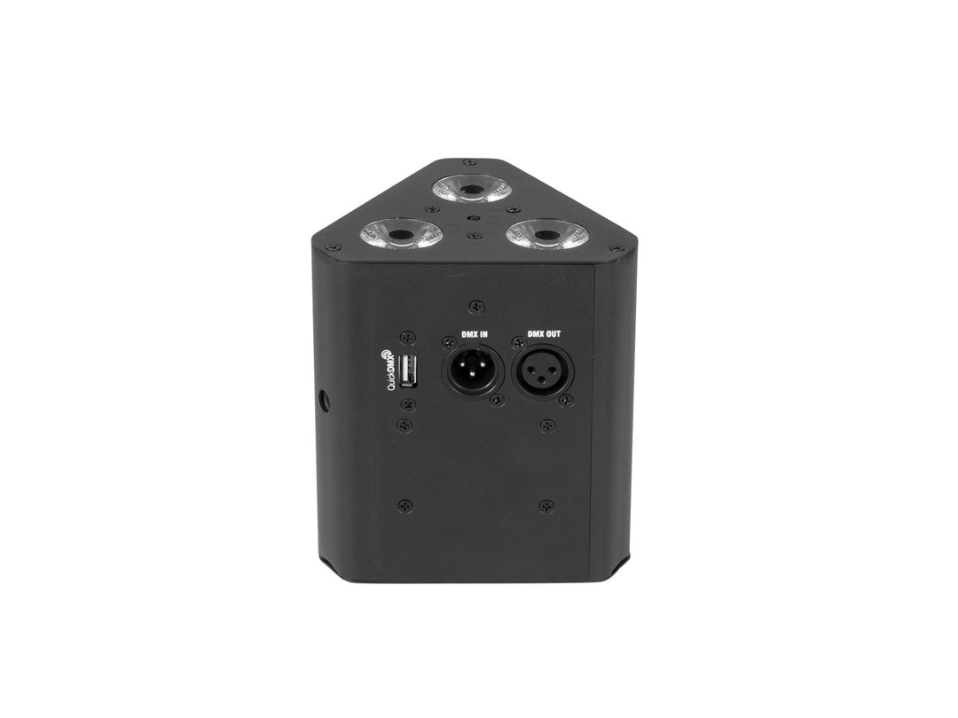 Faro da traliccio EUROLITE AKKU TL-3 QCL RGB+UV