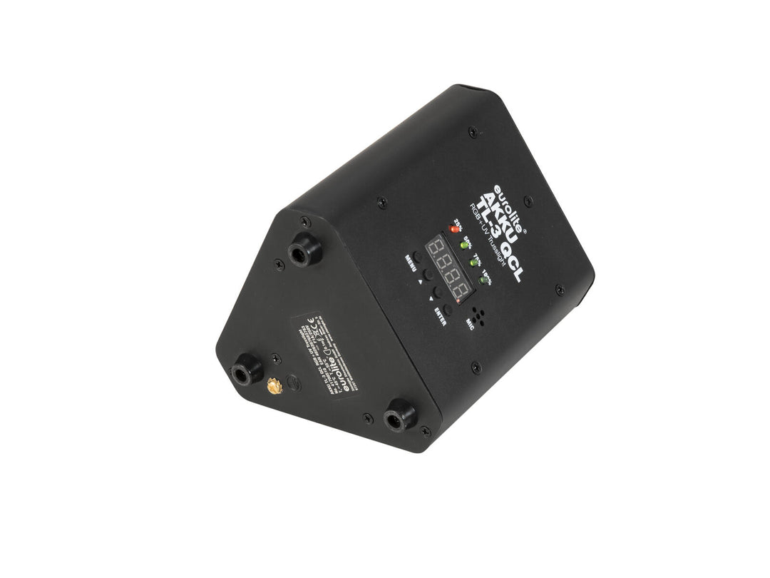 Faro da traliccio EUROLITE AKKU TL-3 QCL RGB+UV