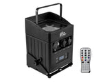 EUROLITE Set 4x AKKU IP UP-4 Entry QCL Spot QuickDMX + Case