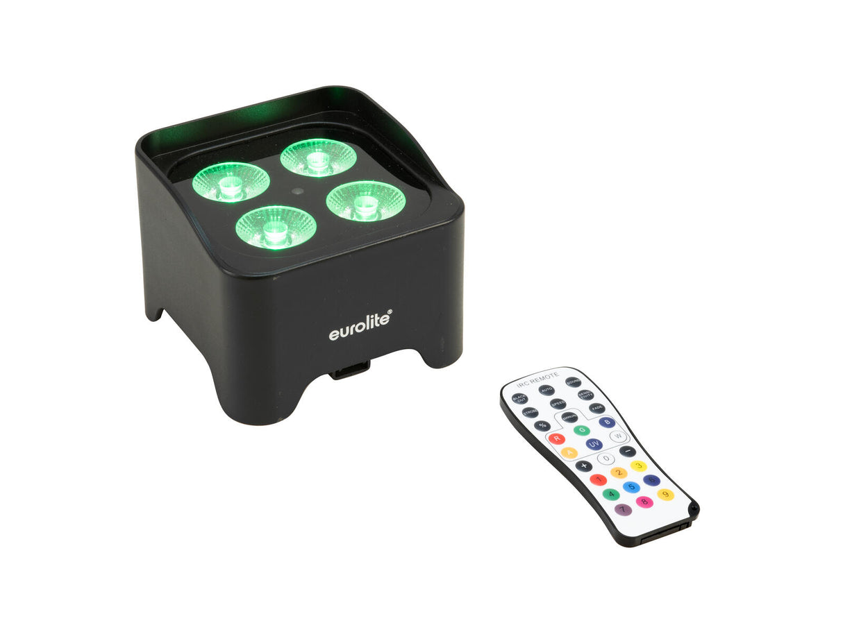EUROLITE Set 4x AKKU Mini UP-4 QCL Spot MK2 + Soft bag