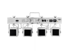 EUROLITE Set LED KLS-180 bianco + supporti per altoparlanti BS-2 EU bianchi