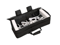 EUROLITE Set LED KLS-180 bianco + supporti per altoparlanti BS-2 EU bianchi
