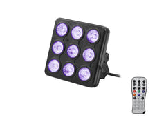 EUROLITE Set 4x pannelli LED Party RGB+UV + borsa morbida