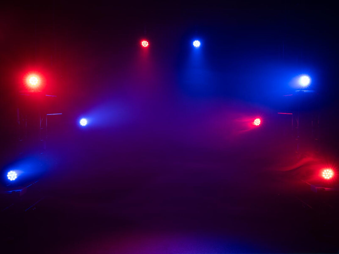EUROLITE Set 4x LED PARty Spot Silent RGB/WW con borsa morbida