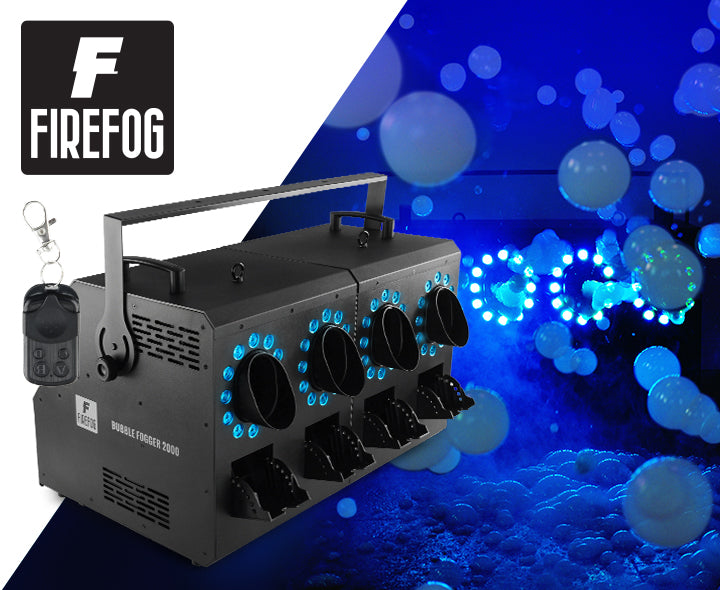 Firefog BUBBLE FOGGER 2000 macchina del fumo e delle bolle con LED e DMX