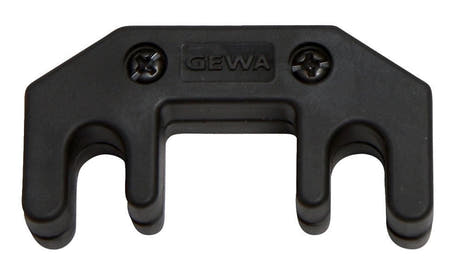 Sordina in metallo GEWA con rivestimento in plastica per violino e viola