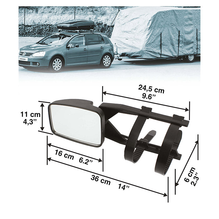 Specchietto da campeggio/camper, 1 pz. universale