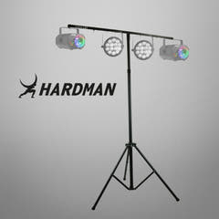 Hardman LS1 stativo per luci con barra trasversale, da 1,6 a 2,8 m, 45 kg
