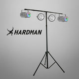 Hardman LS1 stativo per luci con barra trasversale, da 1,6 a 2,8 m, 45 kg