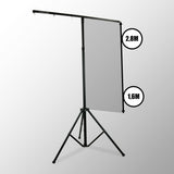 Hardman LS1 stativo per luci con barra trasversale, da 1,6 a 2,8 m, 45 kg