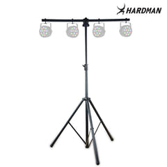Hardman HLS2 stativo per luci con T-bar, 2,5 m, 70 kg, nero