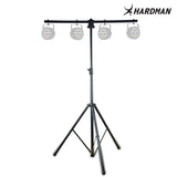 Hardman HLS2 stativo per luci con T-bar, 2,5 m, 70 kg, nero