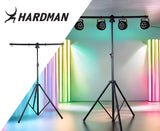 Hardman HLS2 stativo per luci con T-bar, 2,5 m, 70 kg, nero