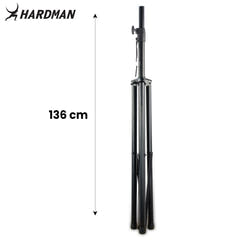 Hardman HLS2 stativo per luci con T-bar, 2,5 m, 70 kg, nero