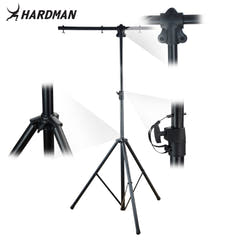 Hardman HLS2 stativo per luci con T-bar, 2,5 m, 70 kg, nero