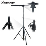 Hardman HLS2 stativo per luci con T-bar, 2,5 m, 70 kg, nero