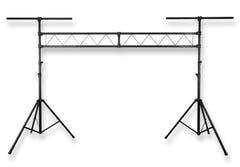 Ponte luci Hardman SDLS1 su stativi, alto 3,5 m e largo 3 m