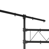 Ponte luci Hardman SDLS1 su stativi, alto 3,5 m e largo 3 m