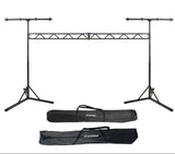 Hardman SDLS8 traliccio luci su supporti, alto 3,5 m e largo 3 m, due borse
