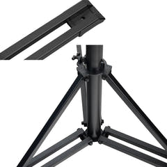 Hardman SDLS8 traliccio luci su supporti, alto 3,5 m e largo 3 m, due borse