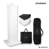 Hardman PTS23W totem, bianco, da 100 a 175 cm