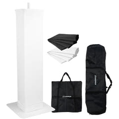 Hardman PTS23W totem, bianco, da 100 a 175 cm