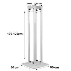 Hardman PTS23W totem, bianco, da 100 a 175 cm