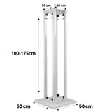 Hardman PTS23W totem, bianco, da 100 a 175 cm