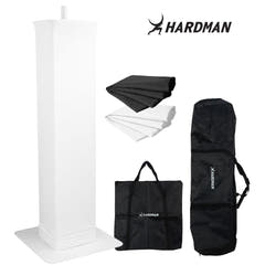 Hardman PTS23W totem, bianco, da 100 a 175 cm