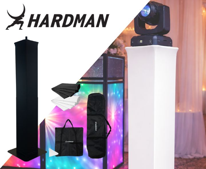 Hardman PTS23B totem, nero, 100-175 cm