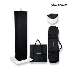 Hardman PTS24W totem, bianco, 135-250 cm