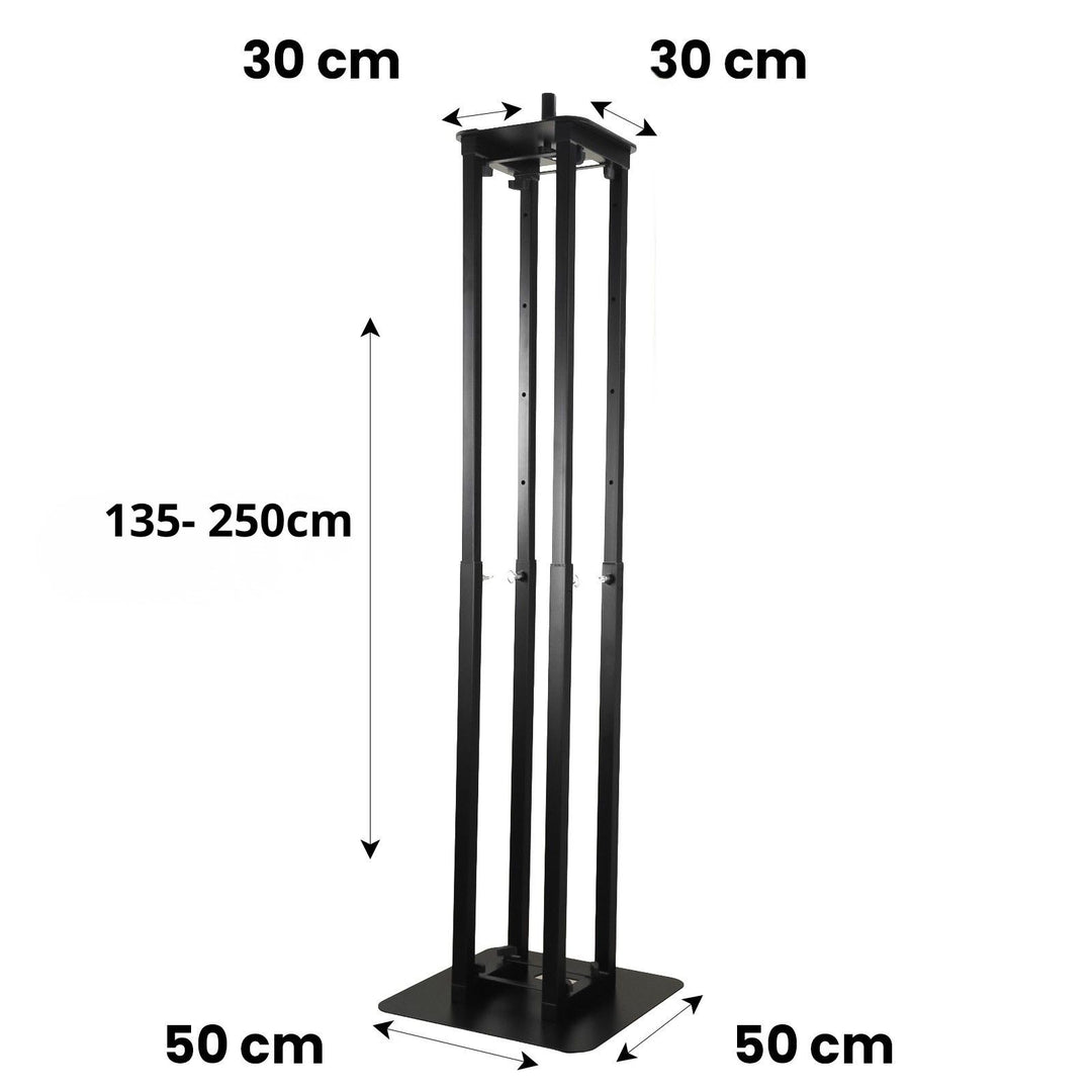 Hardman PTS24B totem, nero, 135-250 cm