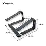 Hardman LSR2 – Supporto per laptop pieghevole in alluminio, nero