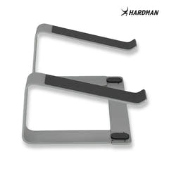 Hardman LSR2 – Supporto per laptop pieghevole in alluminio, argento