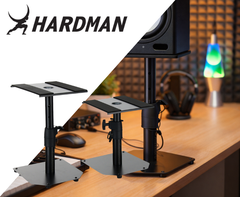 Hardman HLM42 set di due supporti da tavolo per monitor da studio