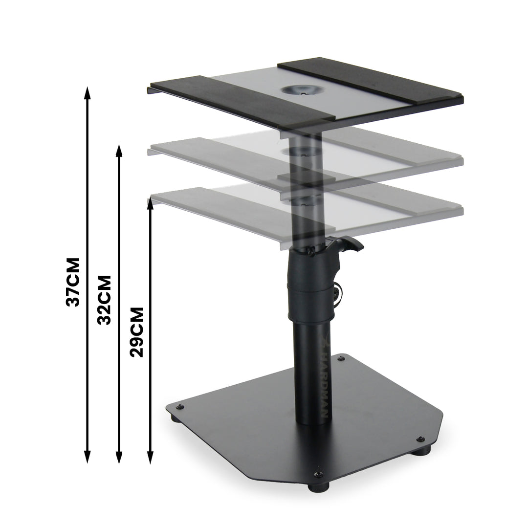 Hardman HLM42 set di due supporti da tavolo per monitor da studio