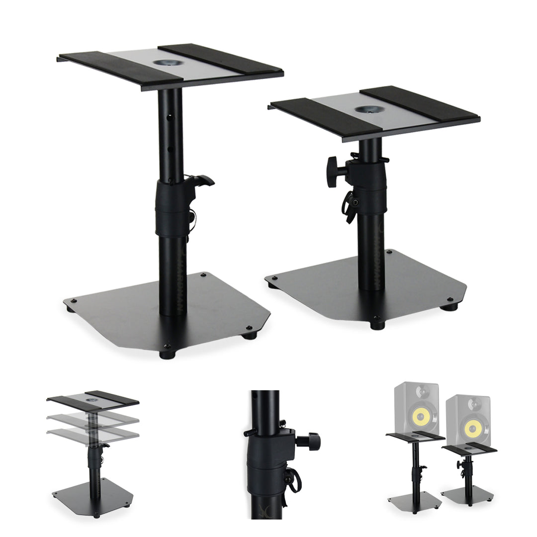 Hardman HLM42 set di due supporti da tavolo per monitor da studio